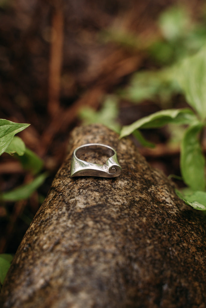925 sterling silver ring unisex made in Siberia
